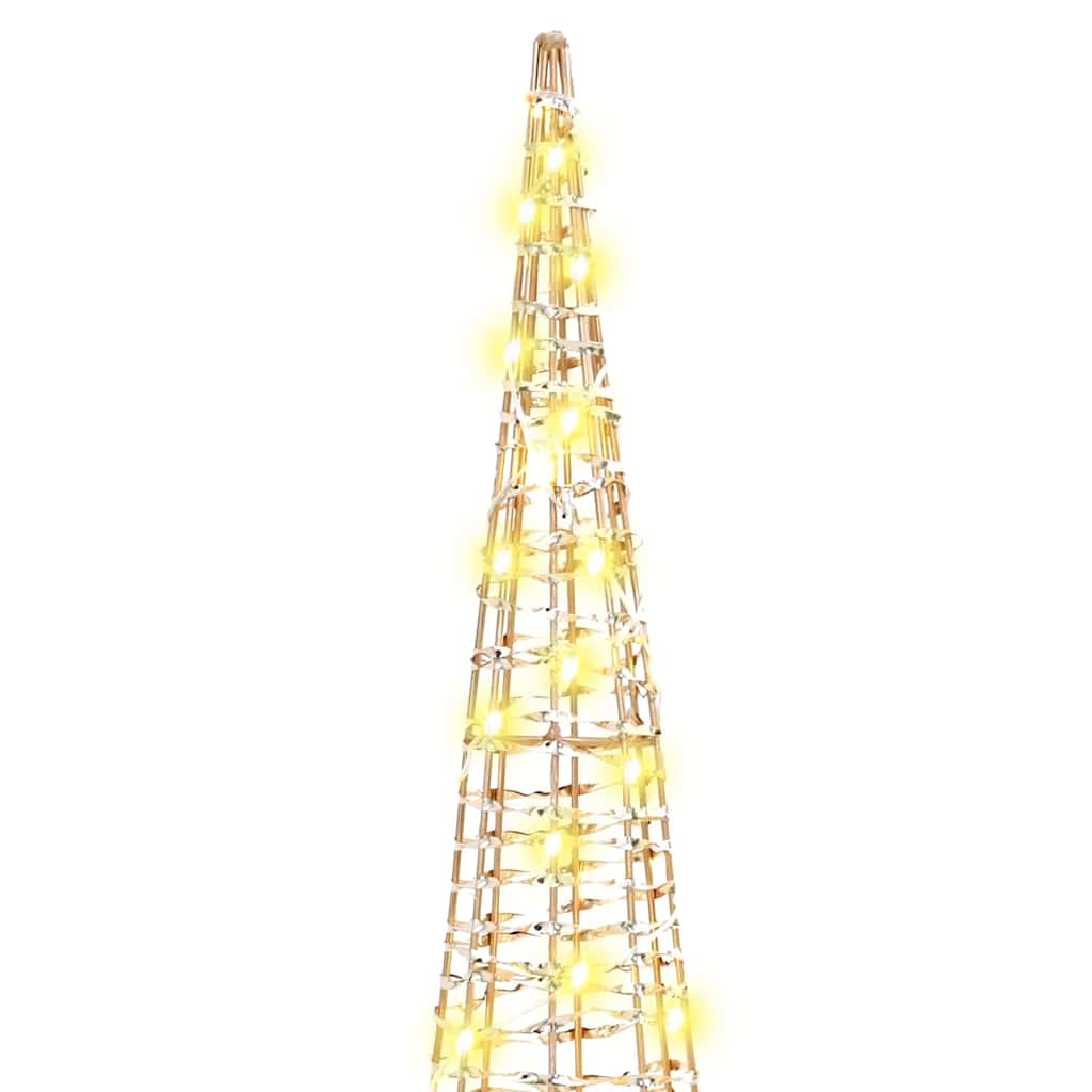 Kerstboom met 90 LED 3 pcs Warmwit 20 x 20 x 80 cm PET