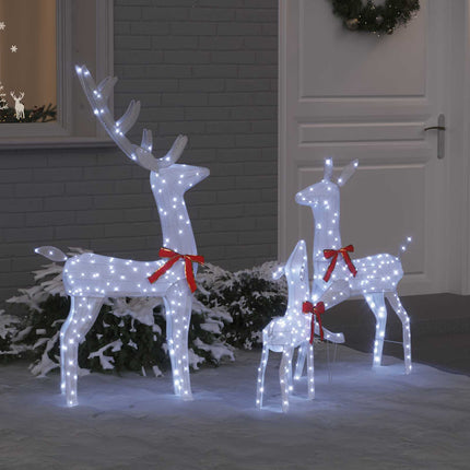 Rendierfamilie 3 St 300 Led's 68 X 26 X 127 Cm Stof