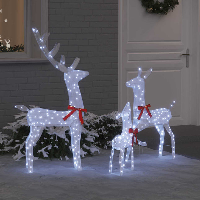 Rendierfamilie 3 St 300 Led's 68 X 26 X 127 Cm Stof