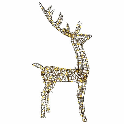 3D Rendier 140 Led's Warmwit