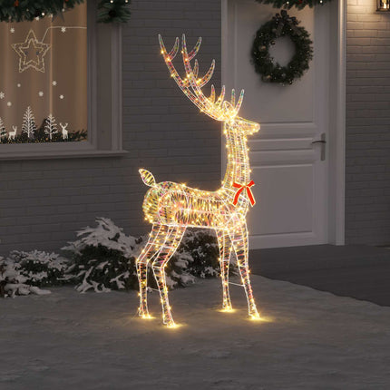 3D Rendier 140 Led's Warmwit