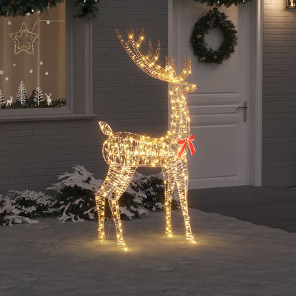 3D Rendier 140 Led's Warmwit