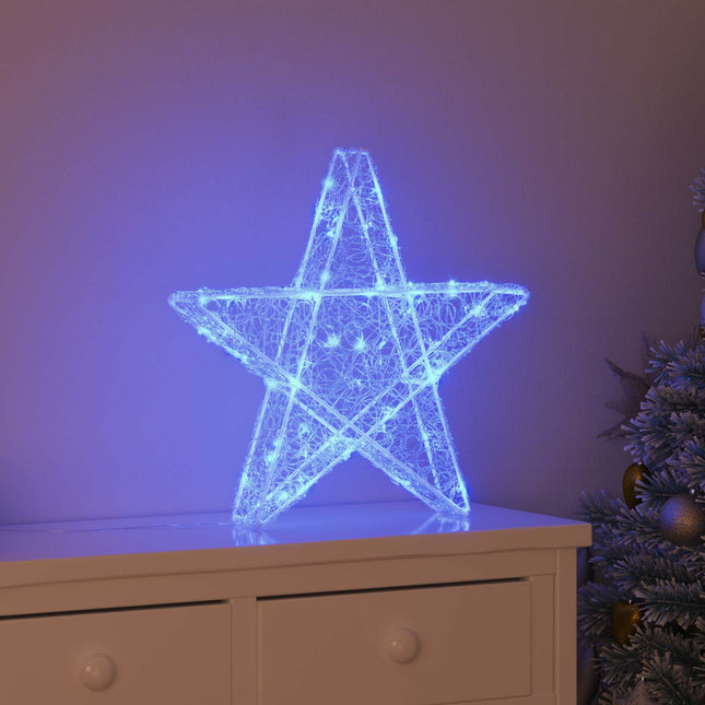 3D Ster 50 Led's 55 X 53,5 X 10 Cm Acryl