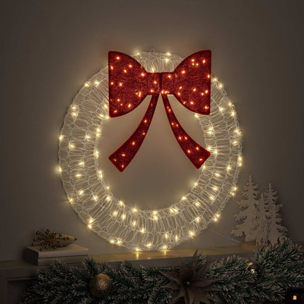Krans 60 Led's 76 X 76 X 8,5 Cm Acryl