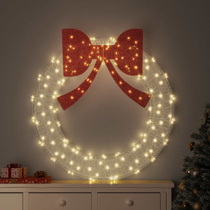 Krans 60 Led's 76 X 76 X 8,5 Cm Acryl
