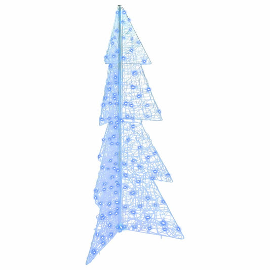 Kerstboom met 160 LED Blauw 150 cm Acryl