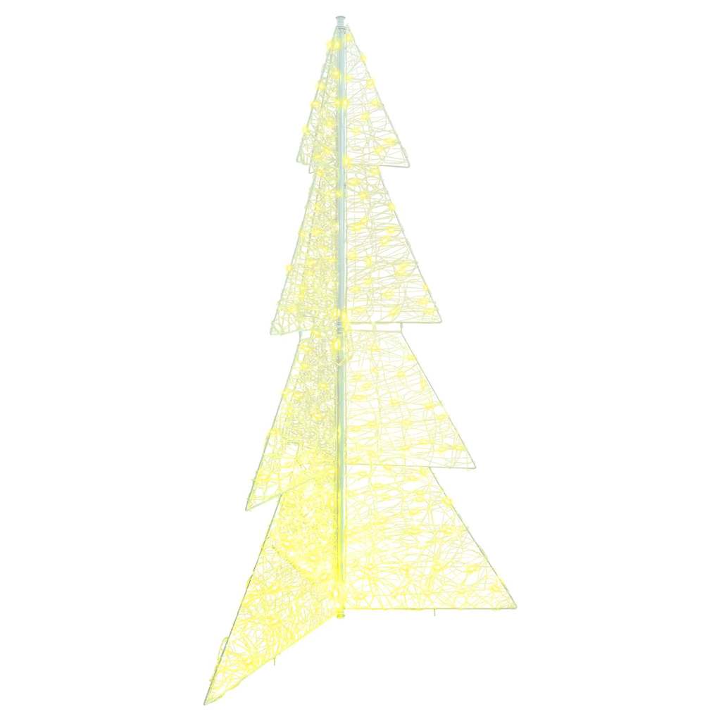 Kerstboom met 240 LED Warmwit 180 cm Acryl