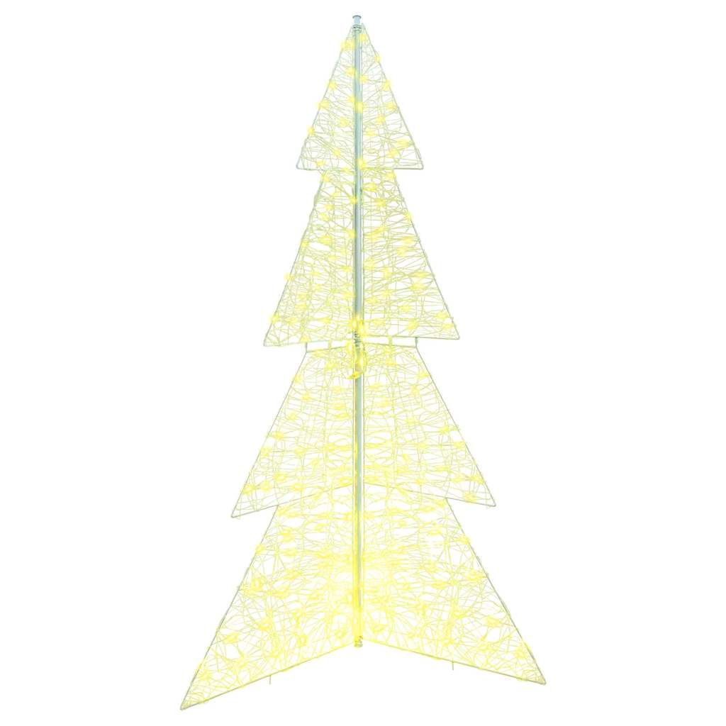Kerstboom met 240 LED Warmwit 180 cm Acryl