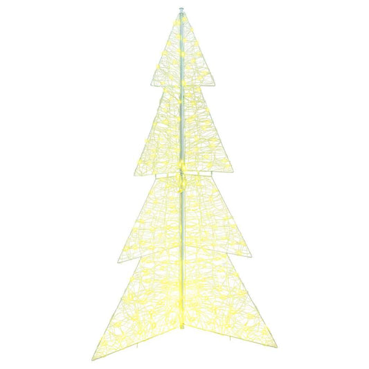 Kerstboom met 240 LED Warmwit 180 cm Acryl
