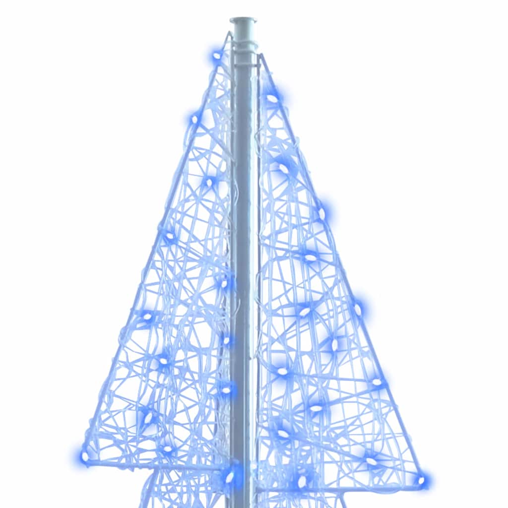 Kerstboom met 240 LED Blauw 180 cm Acryl