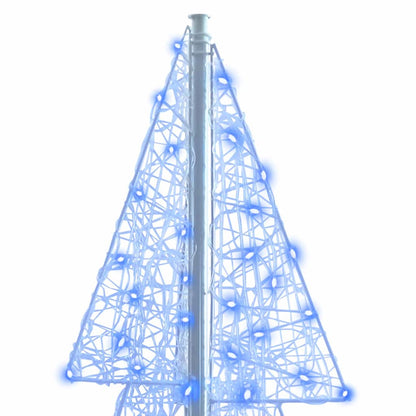 Kerstboom met 240 LED Blauw 180 cm Acryl