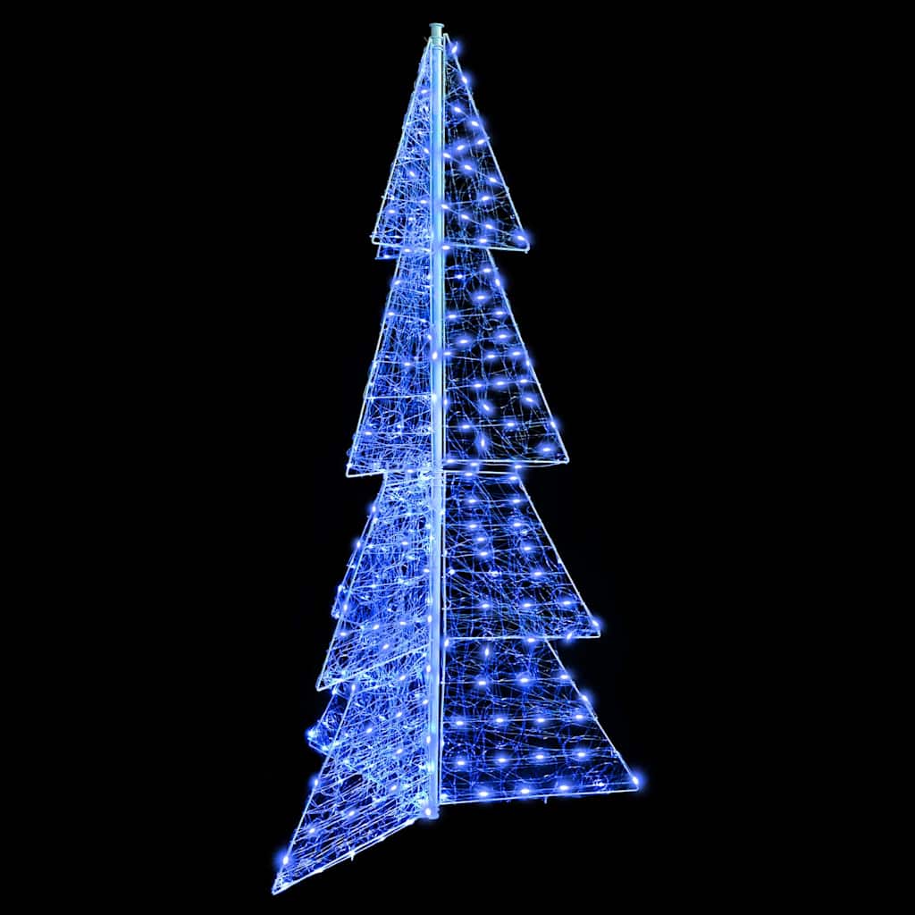 Kerstboom met 240 LED Blauw 180 cm Acryl