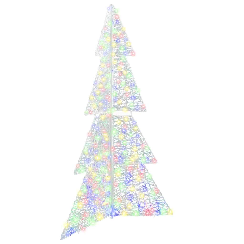 Kerstboom met 240 LED Multikleur 180 cm Acryl