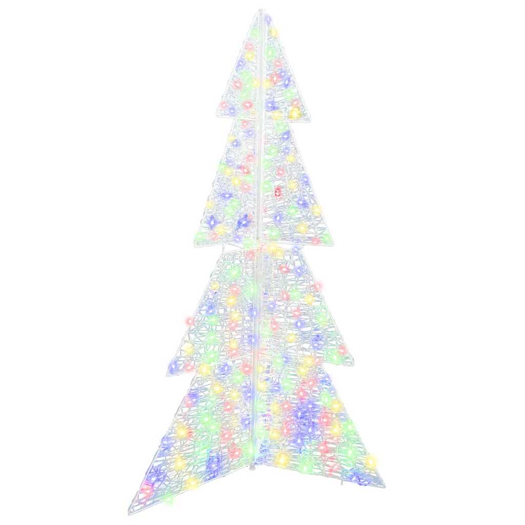 Kerstboom met 240 LED Multikleur 180 cm Acryl