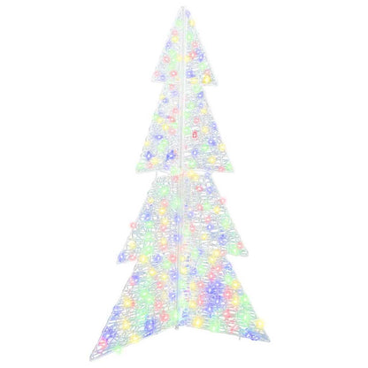 Kerstboom met 240 LED Multikleur 180 cm Acryl