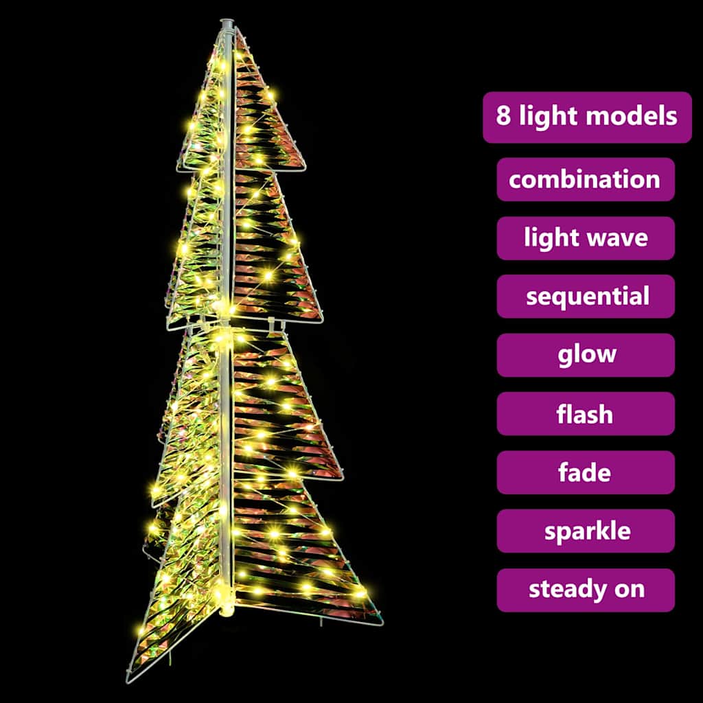 Kerstboom met 100 LED Warmwit 120 cm PET