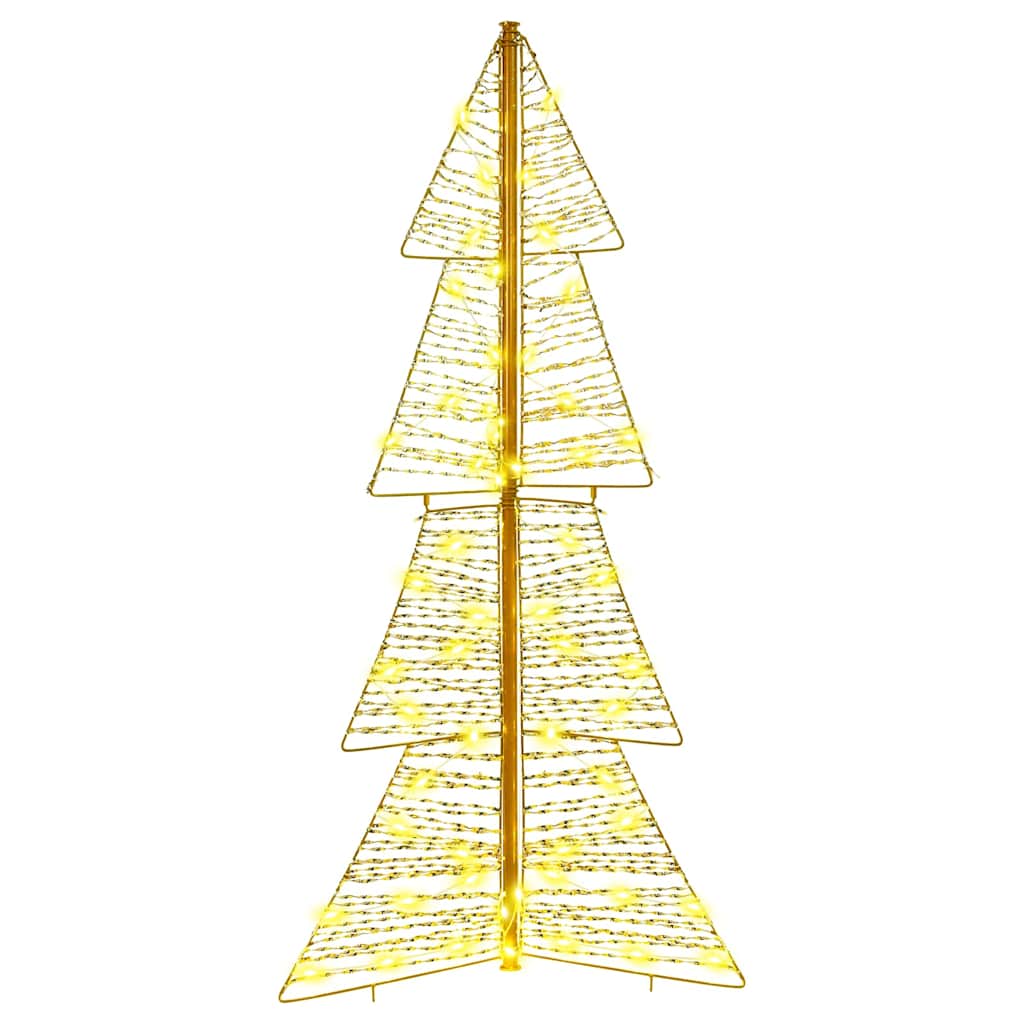Kerstboom met 100 LED Warmwit 120 cm PET