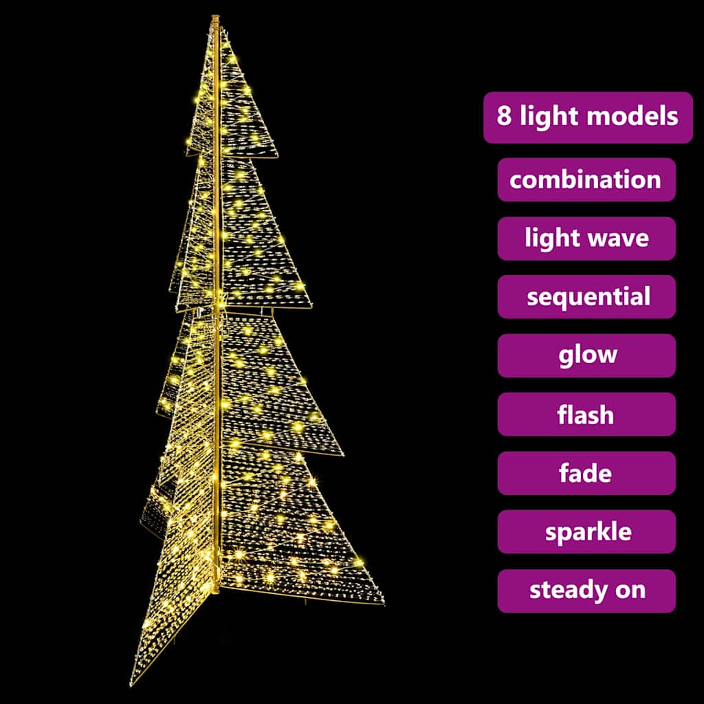 Kerstboom met 240 LED Warmwit 180 cm PET
