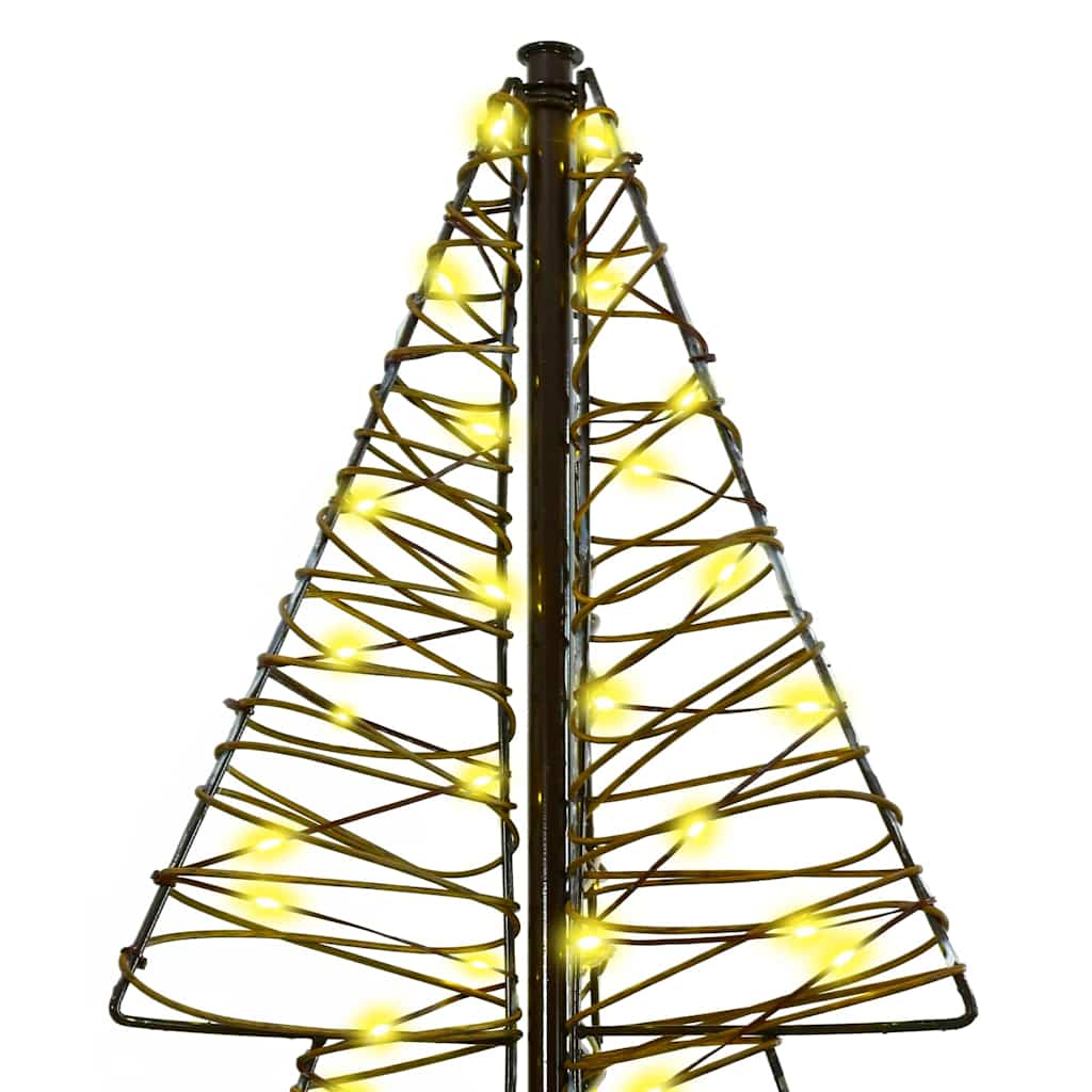 Kerstboom met 240 LED Warmwit 180 cm Rattan