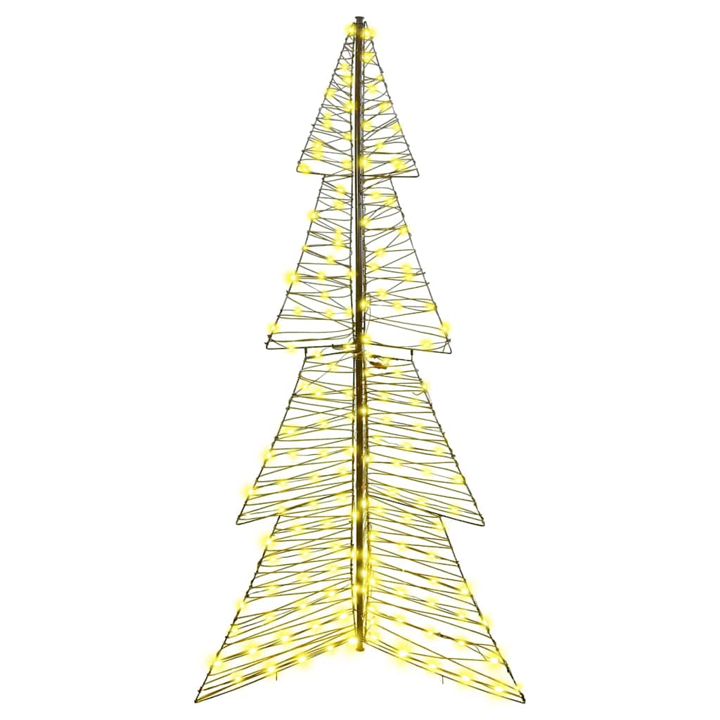 Kerstboom met 240 LED Warmwit 180 cm Rattan