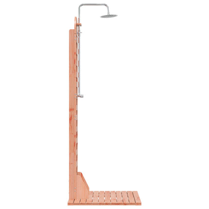 Buitendouche 223 Cm Massief Douglas Hout En Roestvrij Staal