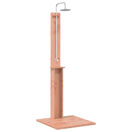 Buitendouche 206 Cm Massief Douglas Hout En Roestvrij Staal