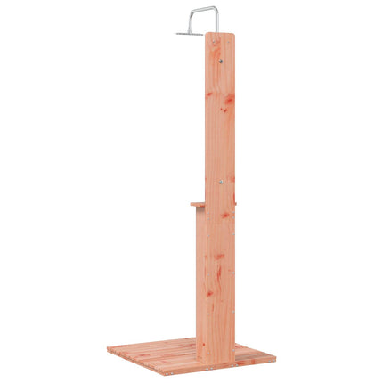 Buitendouche 206 Cm Massief Douglas Hout En Roestvrij Staal