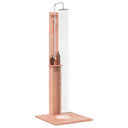 Buitendouche 206 Cm Massief Douglas Hout En Roestvrij Staal