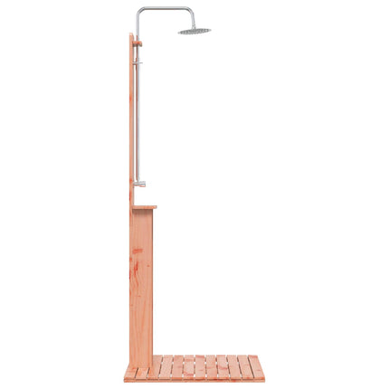 Buitendouche 206 Cm Massief Douglas Hout En Roestvrij Staal