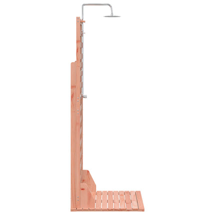 Buitendouche 225 Cm Massief Douglas Hout En Roestvrij Staal