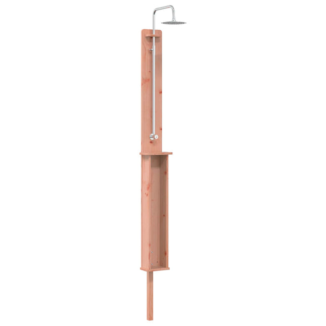 Buitendouche 246 Cm Massief Douglas Hout En Roestvrij Staal