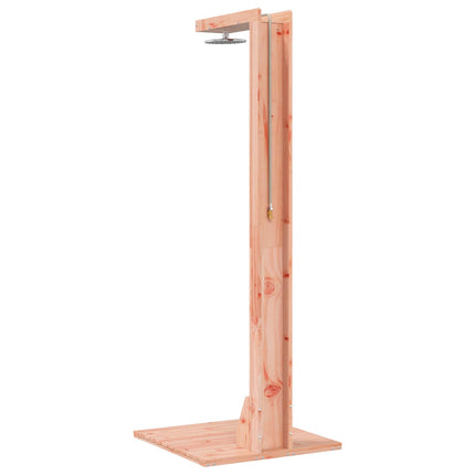 Buitendouche 210 Cm Massief Douglas Hout En Roestvrij Staal