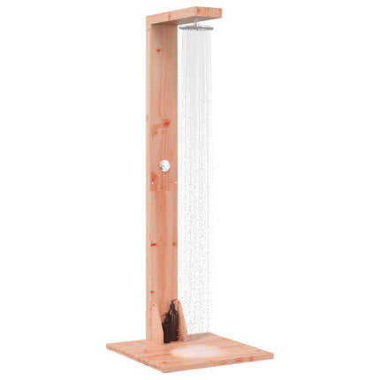 Buitendouche 210 Cm Massief Douglas Hout En Roestvrij Staal
