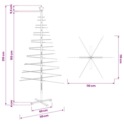 Houten Kerstboom Bamboe