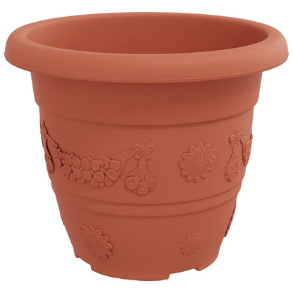 Ronde Bloempot 6 Pcs Ø 26 X 21.5 Cm Kunststof