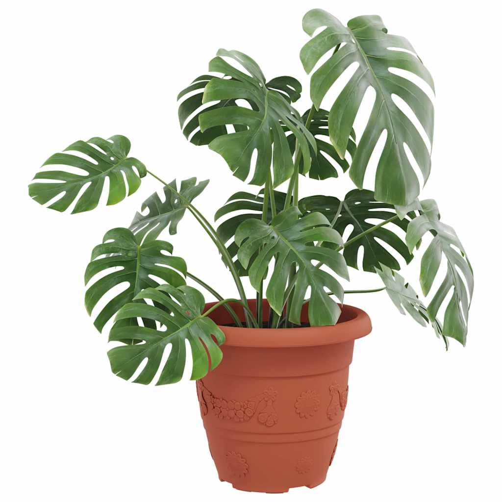 Ronde Bloempot 6 Pcs Ø 26 X 21.5 Cm Kunststof