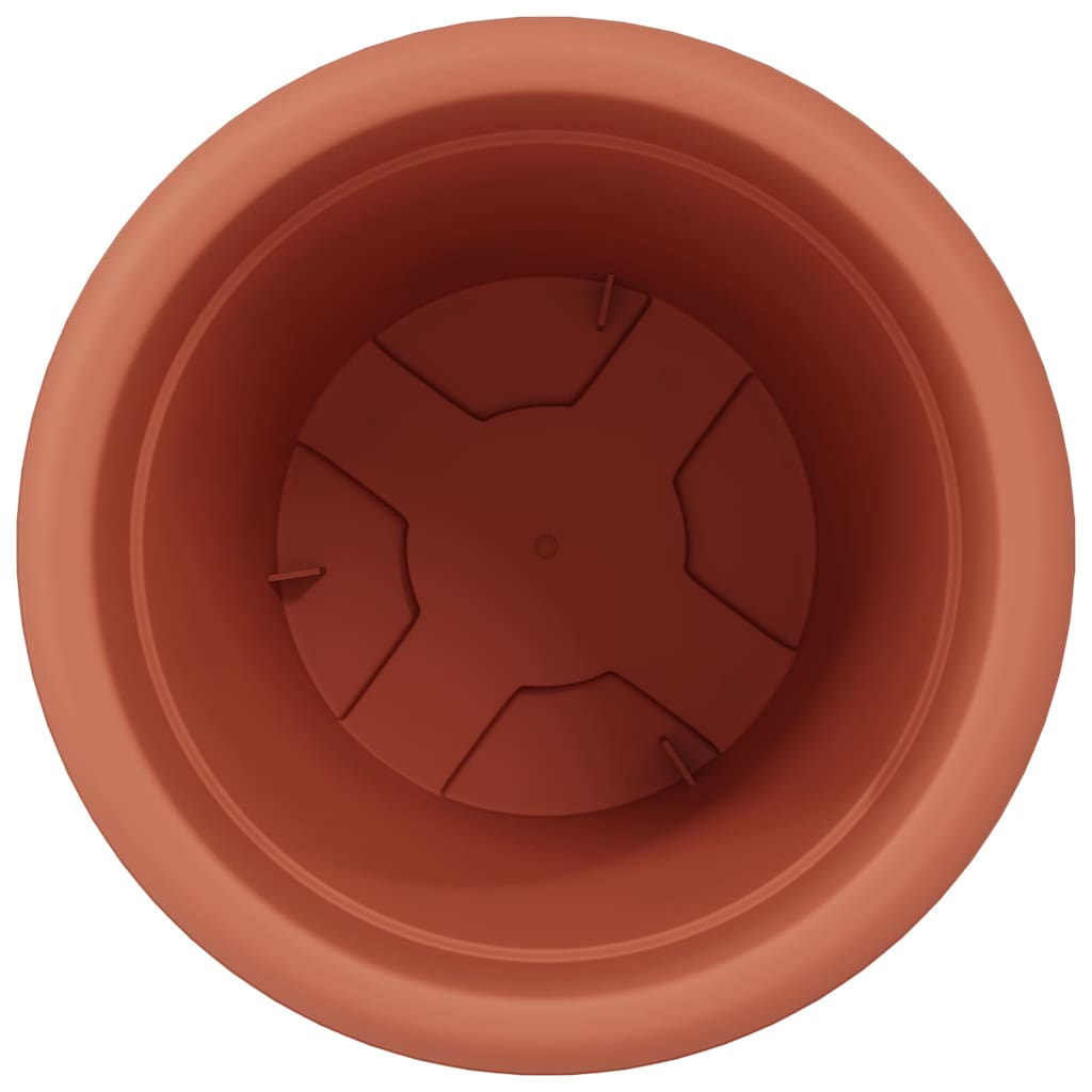 Ronde Bloempot 6 Pcs Ø 26 X 21.5 Cm Kunststof