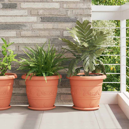 Ronde Bloempot 6 Pcs Ø 26 X 21.5 Cm Kunststof