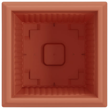 Vierkante Bloempot 6 pcs Baksteenrood 43 x 43 x 33.5 cm