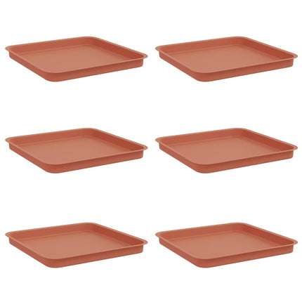 Vierkante Bloemenschotel 6 Pcs 36 X 36 X 2.5 Cm