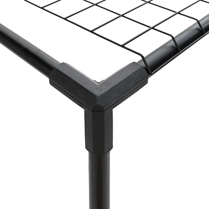 3-Laags Plantenstandaard Zwart 400 X 32 X 104 Cm Staal