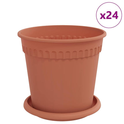Plantenpotten 24 Pcs Ø 17 X 14 Cm Kunststof