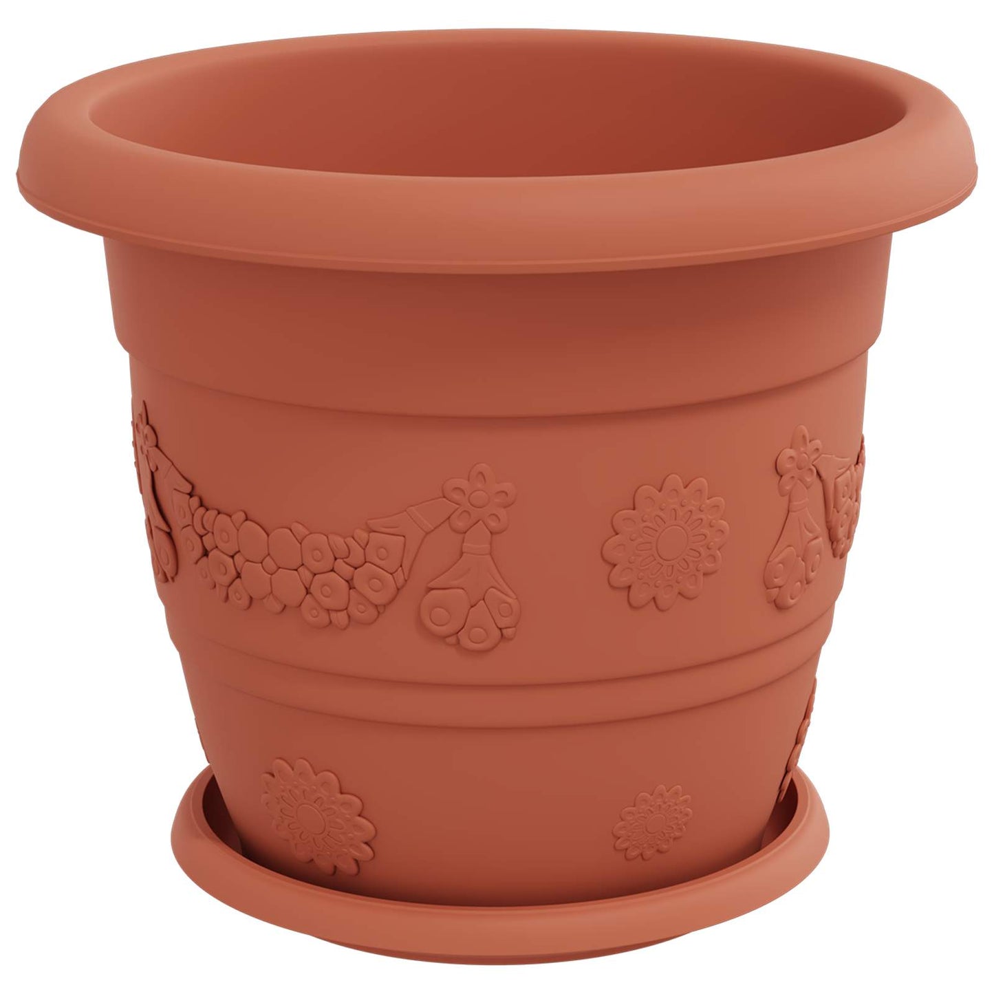 Plantenpotten 6 Pcs Ø 30 X 25 Cm Kunststof