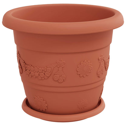 Plantenpotten 6 Pcs Ø 30 X 25 Cm Kunststof