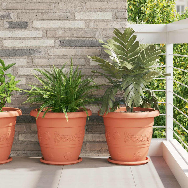 Plantenpotten 24 Pcs Ø 34 X 28 Cm Kunststof