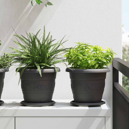 Plantenpotten 6 Pcs Ø 30 X 25 Cm Kunststof