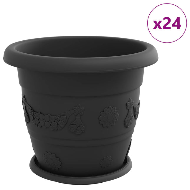 Plantenpotten 24 Pcs Ø 34 X 28 Cm Kunststof