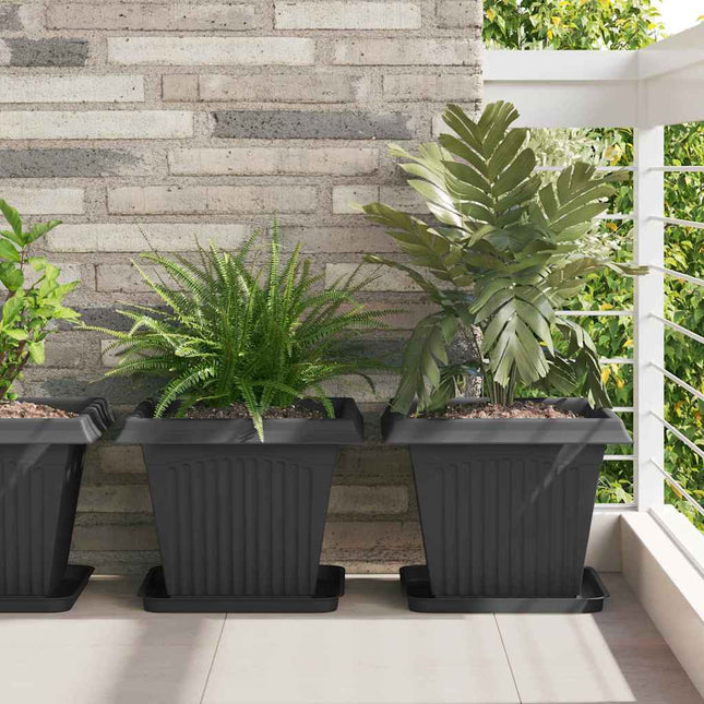 Plantenpotten 6 St Kunststof