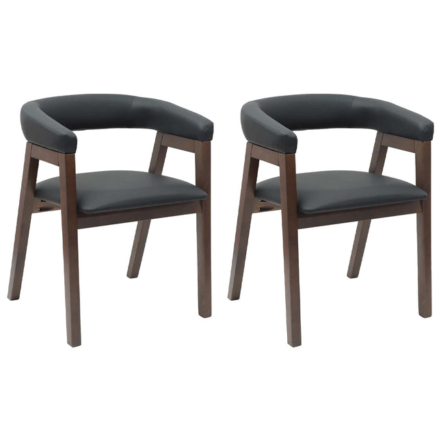 Eettafelstoelen 2 Pcs Licht Bruin 54 X 57 X 73 Cm