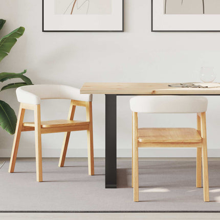 Eettafelstoelen 2 Pcs Licht Bruin 54 X 57 X 73 Cm